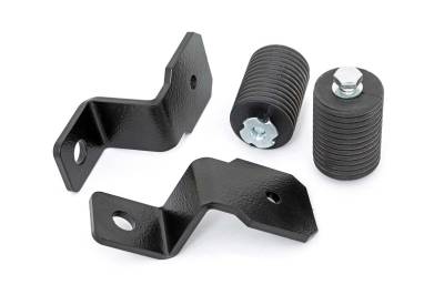 Rough Country Suspension Systems - Rough Country LED Whip Light Mounts Black for Polaris Ranger 93049