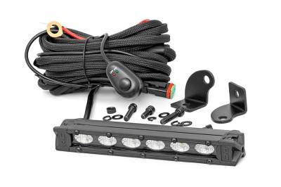 Rough Country Suspension Systems - Rough Country 70416ABL Black Series 6" Slimline LED Light Bar EACH