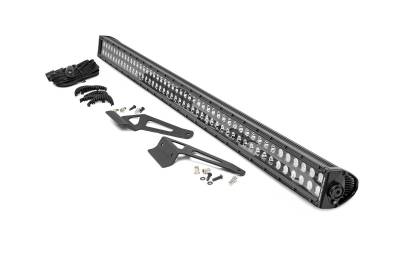 Rough Country Suspension Systems - Rough Country 71007 Windshield Mount 50" LED Light Bar Kit for Defender HD