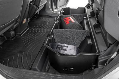Rough Country Suspension Systems - Rough Country RC09806 Rear Underseat Storage Bin Black for 06-25 Ridgeline