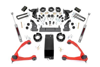 Rough Country Suspension Systems - Rough Country 294.20RED 4.75" Suspension Lift Kit for Silverado/Sierra 1500 4WD