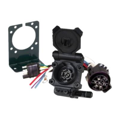 Husky Towing - Husky Towing 33061 Multi-Tow 4-Way Flat To 7-Way Blade/4-Way Flat Connector