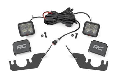 Rough Country Suspension Systems - Rough Country Rear Cab Mount 2" LED Pod Light Kit for Kawasaki Teryx 94009