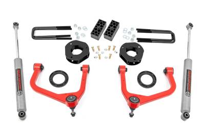 Rough Country Suspension Systems - Rough Country 29531RED 3.5" Suspension Lift Kit for 19-24 Silverado 1500