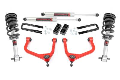 Rough Country Suspension Systems - Rough Country 29540RED 3.5" M1 Strut Suspension Liftfor 19-24 Silverado 1500