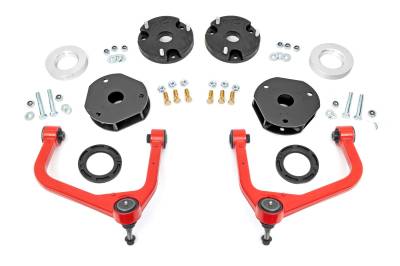 Rough Country Suspension Systems - Rough Country 11400RED 3.5" Suspension Lift Kit for 21-26 GM 1500 SUV 4WD