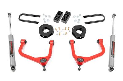 Rough Country Suspension Systems - Rough Country 28230RED 3.5" Suspension Lift Kit for 22-24 Silverado 1500 Gas