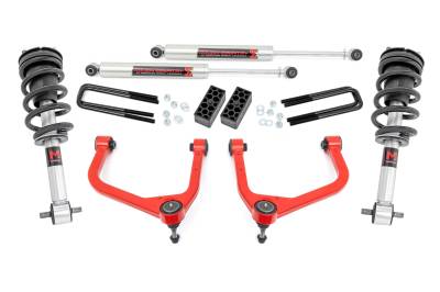 Rough Country Suspension Systems - Rough Country 22640RED 3.5" M1 Strut Suspension Lift Kit for 19-25 Sierra 1500