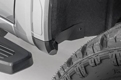 Rough Country Suspension Systems - Rough Country OEM Mud Flap Removal Kit Black 19-24 Sierra 1500 13003