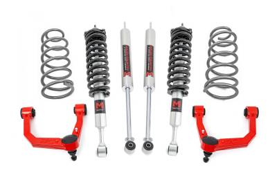 Rough Country Suspension Systems - Rough Country 76642RED 3" Suspension Lift Kit for 10-24 Toyota 4Runner 4WD
