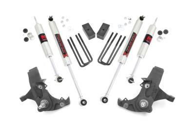 Rough Country Suspension Systems - Rough Country 4" Suspension Lift Kit 88-98 GM 1500 Truck/SUV RWD 24140