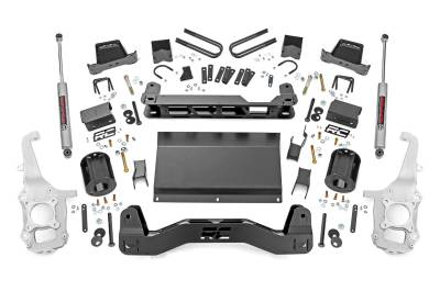 Rough Country Suspension Systems - Rough Country 49930 6" Suspension Lift Kit for 21-26 Ford F150 4WD