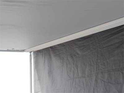 Front Runner - Front Runner Outfitters AWNI039 Wind/Sun Break End Panel for 2.5M Awning Gray