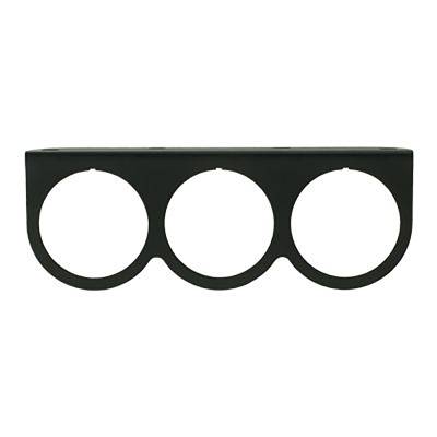 Equus - Equus E9923 Gauge Mount Panel Black 2-1/16" Triple
