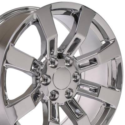 OE Wheels LLC - OE Wheels CA82 20x8.5 6x5.5 31mm Chrome CA82-20085-6550-31C