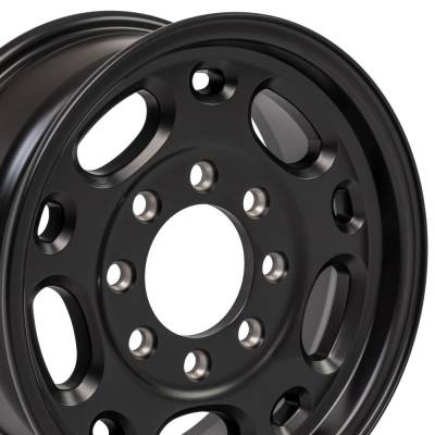 OE Wheels LLC - OE Wheels CV82 16x6.5 8x6.5 28mm Satin Black CV82-16065-8650-28B1