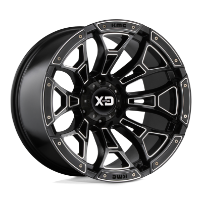 XD - XD Wheels XD841 BONEYARD 20x10 8x6.5 -18mm Gloss Black/Milled XD84121080318N