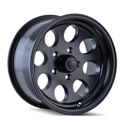 Ion Alloy - Ion Alloy 171 Series 15x8 5x5.0 -27mm Matte Black 171-5873MB