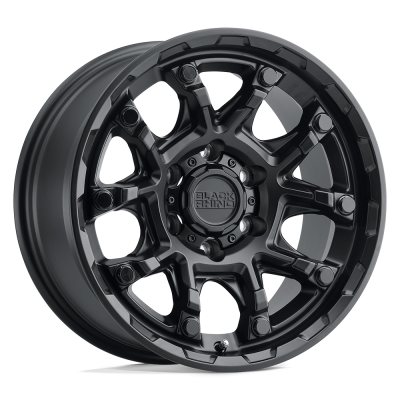 Black Rhino Hard Alloys - Black Rhino Wheels ARK 20x9 5x5.0 -18mm Matte Black/Black 2090ARK-85127M71