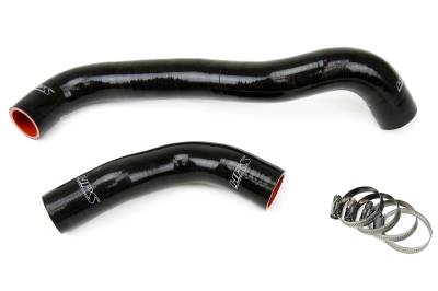 HPS Performance - HPS 57-1395-BLK Black Hose Kit for 89-92 Mazda RX7 FC3S 1.3L NA/Turbo