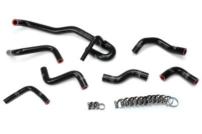 HPS Performance - HPS 57-2190-BLK Black Heater Coolant Hose Kit for 90-91 Toyota 4Runner V6