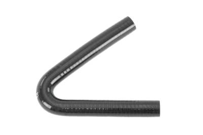 HPS Performance - HPS HTSEC135-125-BLK 1.25" 32mm ID Elbow Coupler Hose 4-ply Black 135-DEG