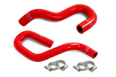 HPS Performance - HPS 57-2183-RED Red Heater Hose Kit for 07-17 Lexus IS350 V6 07-15 Lexus GS350