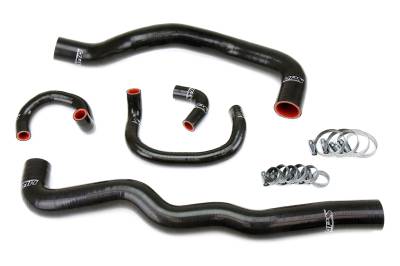 HPS Performance - HPS 57-2082-BLK Black Radiator/Heater Coolant Hose Kit for 98-05 Lexus GS300
