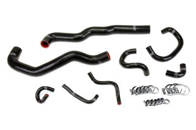 HPS Performance - HPS 57-2081-BLK Radiator Heater/Throttle Body Coolant Hose Kit for 98-05 GS Swap