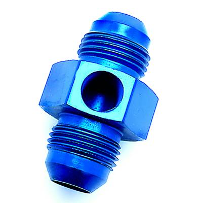 SpeedFx - SpeedFX 560668 Coupler Fitting -6AN Flare Union w/1/8 NPTF Port Blue EACH