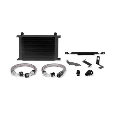 Mishimoto - Mishimoto MMOC-EVO-01BK Black Oil Cooler Kit for 01-07 Lancer Evolution 7/8/9