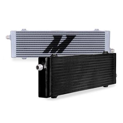 Mishimoto - Mishimoto MMOC-SP-LBK Universal Cross Flow Bar & Plate Oil Cooler Large