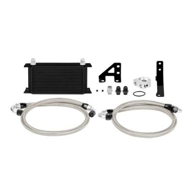 Mishimoto - Mishimoto MMOC-STI-15BK Black Oil Cooler Kit for 15-21 Subaru WRX Sti