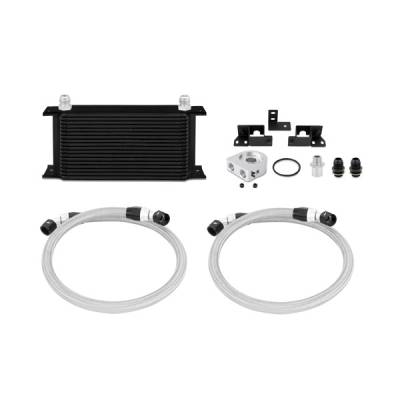 Mishimoto - Mishimoto MMOC-WRA-07BK Oil Cooler Kit for 07-11 Jeep Wrangler JK Black