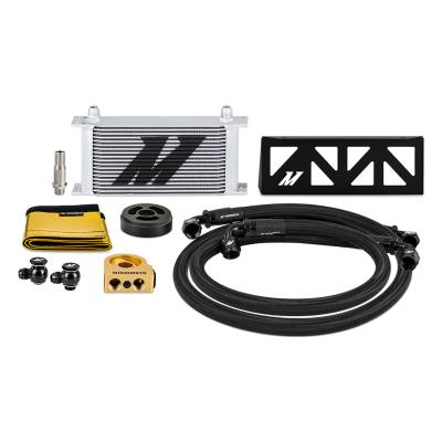 Mishimoto - Mishimoto MMOC-BRZ-22TSL Silver Thermostatic Oil Cooler for 22+ BRZ/GR86