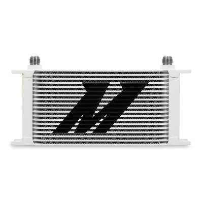 Mishimoto - Mishimoto MMOC-19WT Universal 19-Row Oil Cooler White