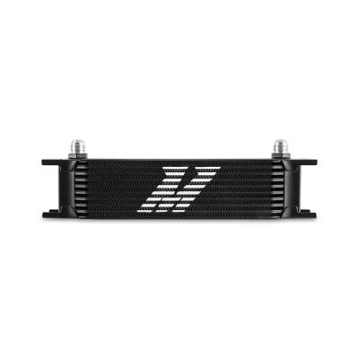 Mishimoto - Mishimoto MMOC-10-8BK Universal 10-Row Oil Cooler -8AN Black