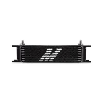 Mishimoto - Mishimoto MMOC-10-6BK Universal 10-Row Oil Cooler -6AN Black