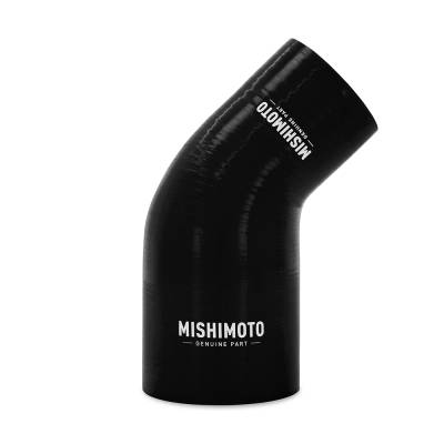 Mishimoto - Mishimoto MMCP-R45-22530BK 45Deg Silicone Transition Coupler 2.25"-3.00" Black