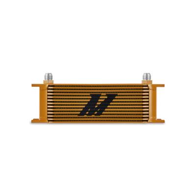 Mishimoto - Mishimoto MMOC-13GD Universal 13-Row Oil Cooler Gold