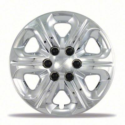 Coast To Coast - Coast To Coast IWC45417C 17" 6-Spoke Chrome Wheel Cover Lug Covers 4Pc