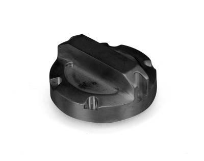 Rugged Ridge - Rugged Ridge 11431.04 Engine Oil Cap Black Aluminum 97-11 Jeep Wrangler TJ/JK