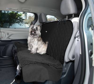 DGS Pet Products - DGS Pet Products DGSDDCARSC19 Dirty Dog 3-in-1 Car Seat Cover & Hammock Black