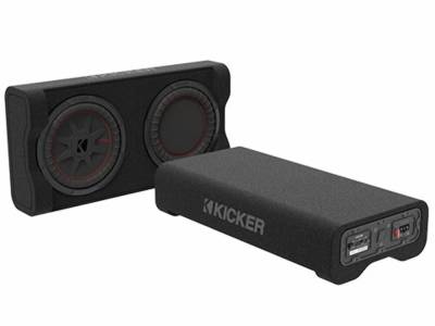 Kicker - Kicker 51PTRTP10 PTRTP Powered Down-Firing 10" Subwoofer Enclosure