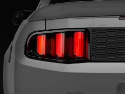 Raxiom - Raxiom 405839 Vector V2 Taillights Gloss Blk Housing for 10-12 Ford Mustang