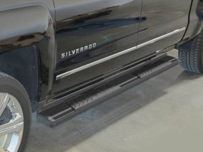 APS - APS S-Series Running Boards Black 07-18 Silverado/Sierra Crew WB03SJG1B