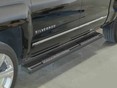 APS - APS S-Series Running Boards Black 19-25 Silverado/Sierra Reg WB03SBI6B