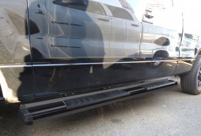 APS - APS S-Series Running Boards Black 09-14 Ford F150 Extended WB06SAG6B