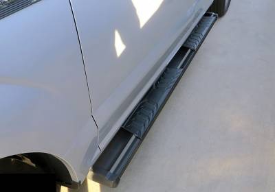 APS - APS S-Series Running Boards Black 15-25 F150/Super Duty Ext WB06SAH8B