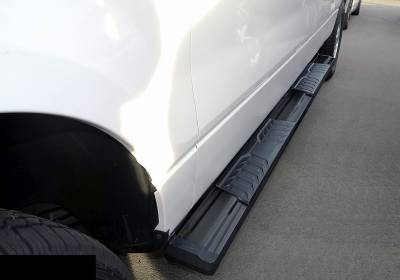 APS - APS S-Series Running Boards Black 09-14 Ford F150 Crew WB06SAG7B